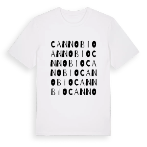 Cannobio ordlek t-shirt – ekologisk bomull t-shirt från Pinshirt
