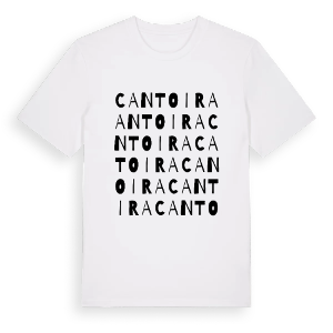 Cantoira ordlek t-shirt – ekologisk bomull t-shirt från Pinshirt