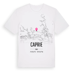 Caprie karta t-shirt – ekologisk bomull t-shirt från Pinshirt