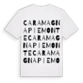 Caramagna Piemonte ordlek t-shirt