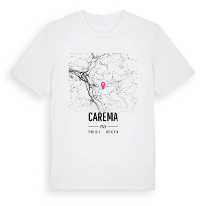 Carema karta t-shirt – ekologisk bomull t-shirt från Pinshirt