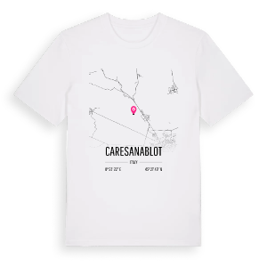 Caresanablot karta t-shirt – ekologisk bomull t-shirt från Pinshirt