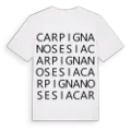 Carpignano Sesia ordlek t-shirt