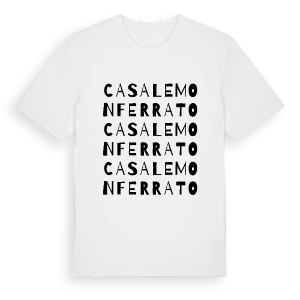 Casale Monferrato ordlek t-shirt – ekologisk bomull t-shirt från Pinshirt