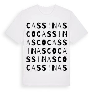 Cassinasco ordlek t-shirt – ekologisk bomull t-shirt från Pinshirt