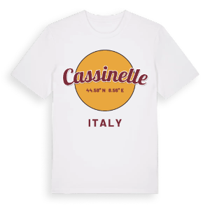 Cassinelle cirkel t-shirt – ekologisk bomull t-shirt från Pinshirt