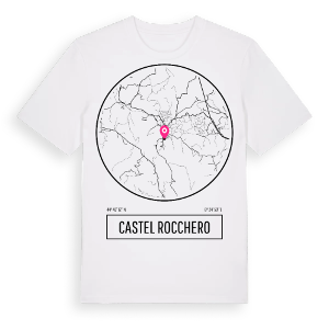 Castel Rocchero t-shirt – ekologisk bomull t-shirt från Pinshirt