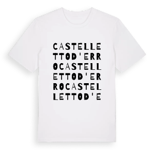 Castelletto d'Erro ordlek t-shirt – ekologisk bomull t-shirt från Pinshirt