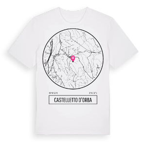Castelletto d'Orba t-shirt – ekologisk bomull t-shirt från Pinshirt