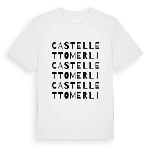 Castelletto Merli ordlek t-shirt – ekologisk bomull t-shirt från Pinshirt