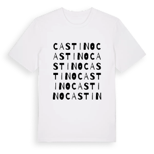 Castino ordlek t-shirt – ekologisk bomull t-shirt från Pinshirt