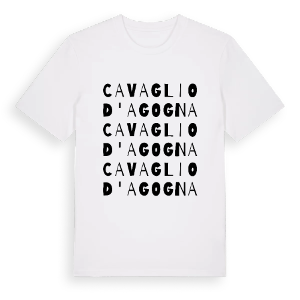 Cavaglio d'Agogna ordlek t-shirt – ekologisk bomull t-shirt från Pinshirt
