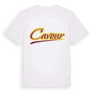 Cavour baseball t-shirt – ekologisk bomull t-shirt från Pinshirt