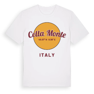 Cella Monte cirkel t-shirt – ekologisk bomull t-shirt från Pinshirt