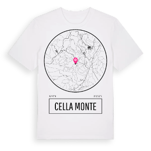 Cella Monte t-shirt – ekologisk bomull t-shirt från Pinshirt