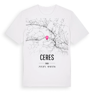 Ceres karta t-shirt – ekologisk bomull t-shirt från Pinshirt