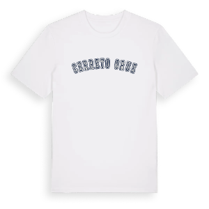 Cerreto Grue college t-shirt – ekologisk bomull t-shirt från Pinshirt