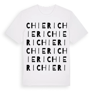 Chieri ordlek t-shirt – ekologisk bomull t-shirt från Pinshirt