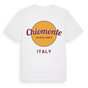 Chiomonte cirkel t-shirt – ekologisk bomull t-shirt från Pinshirt