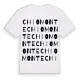 Chiomonte ordlek t-shirt