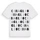 Cinaglio ordlek t-shirt