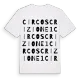 Circoscrizione 1 ordlek t-shirt