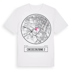 Circoscrizione 2 t-shirt – ekologisk bomull t-shirt från Pinshirt
