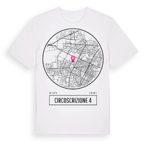 Circoscrizione 4 t-shirt – ekologisk bomull t-shirt från Pinshirt