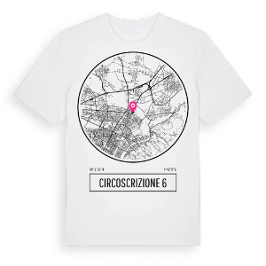 Circoscrizione 6 t-shirt – ekologisk bomull t-shirt från Pinshirt