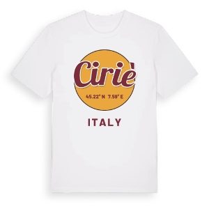Ciriè cirkel t-shirt – ekologisk bomull t-shirt från Pinshirt