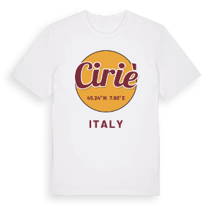 Ciriè cirkel t-shirt – ekologisk bomull t-shirt från Pinshirt