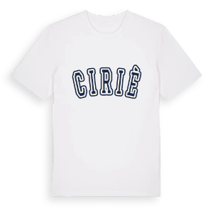 Ciriè college t-shirt – ekologisk bomull t-shirt från Pinshirt