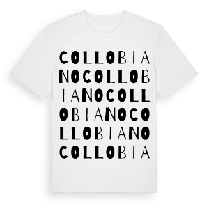 Collobiano ordlek t-shirt – ekologisk bomull t-shirt från Pinshirt