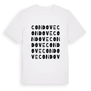 Condove ordlek t-shirt – ekologisk bomull t-shirt från Pinshirt