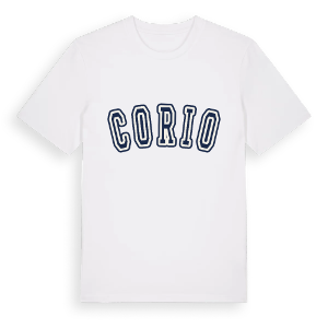 Corio college t-shirt – ekologisk bomull t-shirt från Pinshirt
