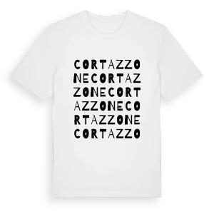 Cortazzone ordlek t-shirt – ekologisk bomull t-shirt från Pinshirt
