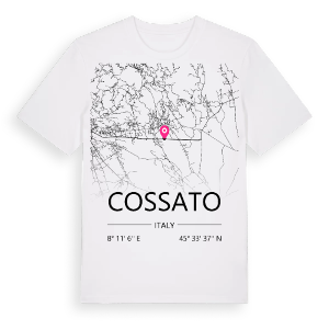 Cossato karta t-shirt – ekologisk bomull t-shirt från Pinshirt