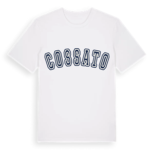 Cossato college t-shirt – ekologisk bomull t-shirt från Pinshirt