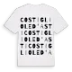 Costigliole d'Asti ordlek t-shirt