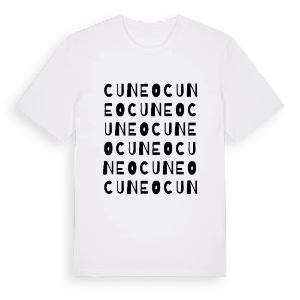Cuneo ordlek t-shirt – ekologisk bomull t-shirt från Pinshirt