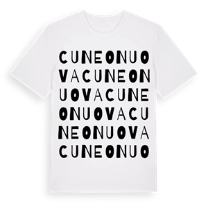 Cuneo Nuova ordlek t-shirt – ekologisk bomull t-shirt från Pinshirt