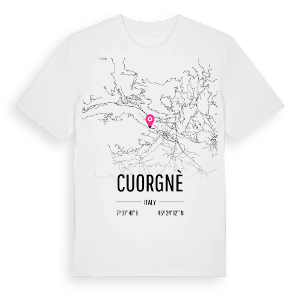 Cuorgnè karta t-shirt – ekologisk bomull t-shirt från Pinshirt
