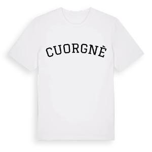 Cuorgnè böjd t-shirt – ekologisk bomull t-shirt från Pinshirt