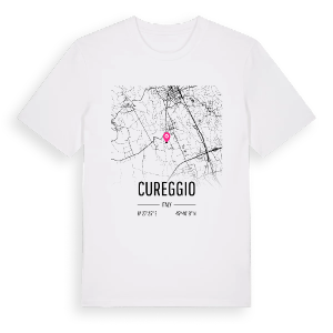Cureggio karta t-shirt – ekologisk bomull t-shirt från Pinshirt