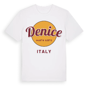 Denice cirkel t-shirt – ekologisk bomull t-shirt från Pinshirt