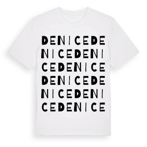 Denice ordlek t-shirt – ekologisk bomull t-shirt från Pinshirt