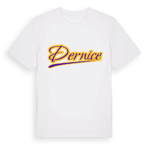 Dernice baseball t-shirt – ekologisk bomull t-shirt från Pinshirt