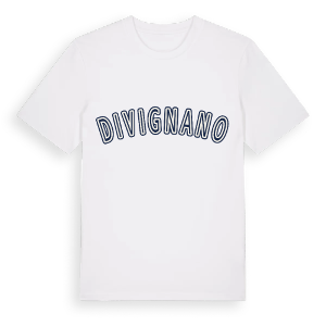Divignano college t-shirt – ekologisk bomull t-shirt från Pinshirt
