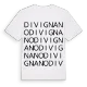 Divignano ordlek t-shirt
