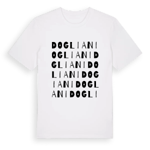 Dogliani ordlek t-shirt – ekologisk bomull t-shirt från Pinshirt